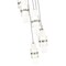 Z-Lite Cayden Chandelier, 7-Light, 18 In.W x 16.75 In.H, Brushed Nickel/Clear + Etched Opal 1946P-7R-BN - alternate 8
